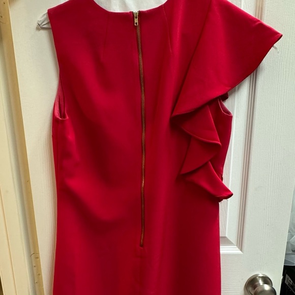 Maggy London One shoulder ruffle dress - Picture 2 of 3